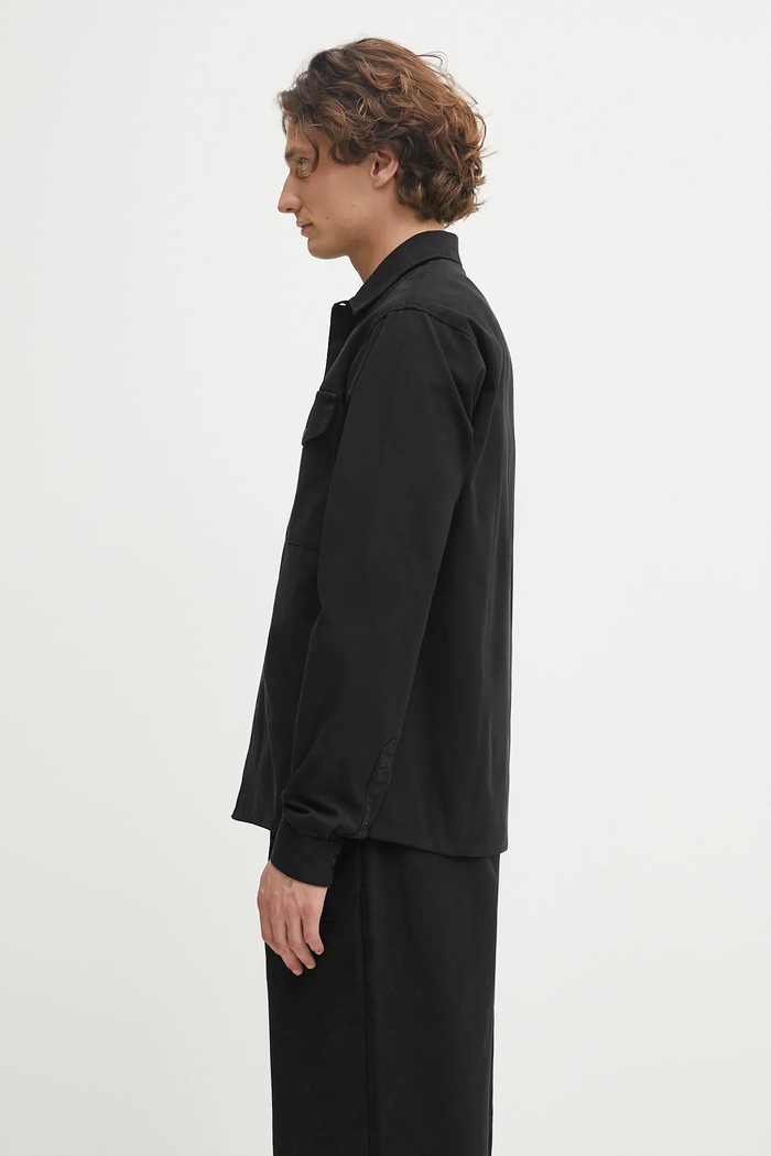 Pamučna košulja No Problemo Mini Problemo Work Shirt NP4011504 crna AW25