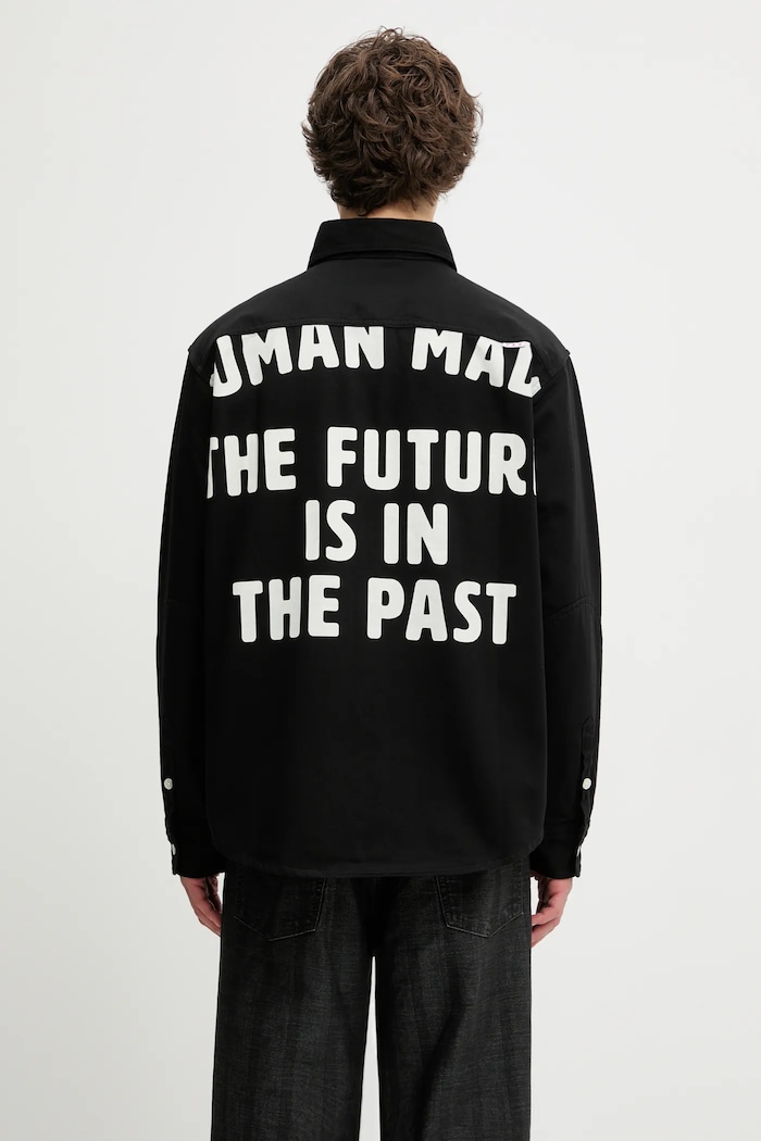 Clothing Human Made cotton shirt OVERSIZED HM30SH014 black