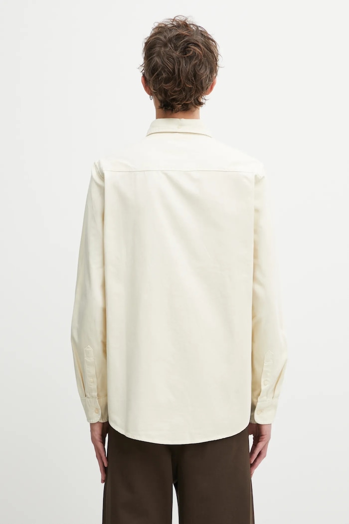 Дрехи Памучна риза Carhartt WIP L/S Bolton I030238.1NGXX бежов
