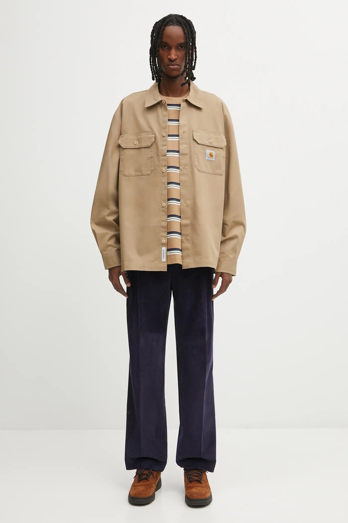 Риза Carhartt WIP L/S Craft Carhartt WIP бежов I033814.8YXX