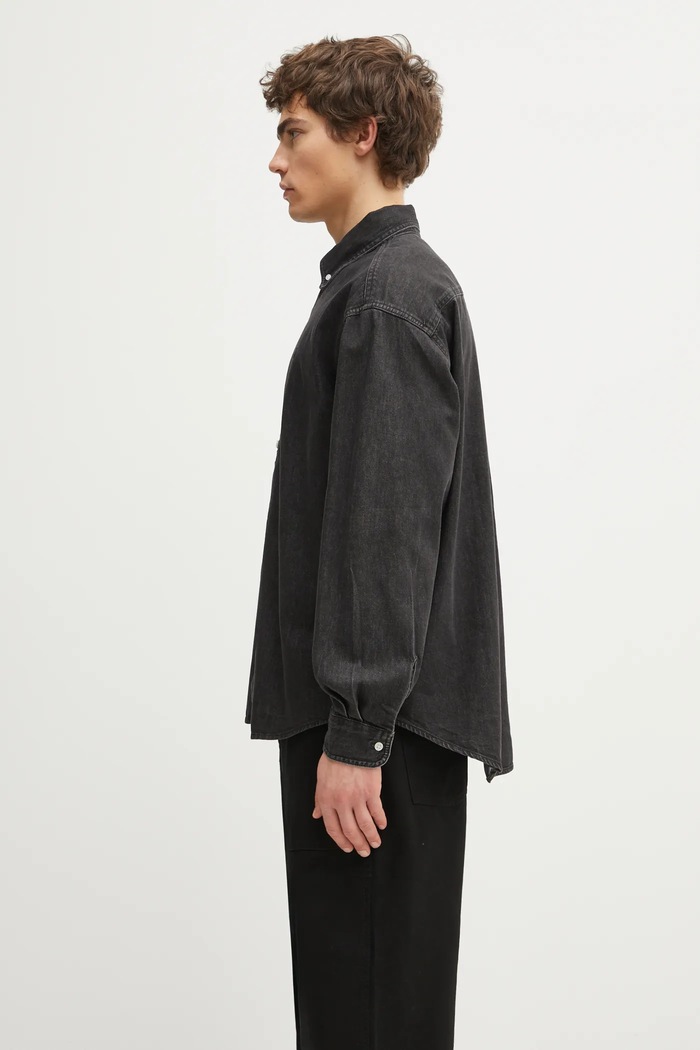 Carhartt WIP cămașă jeans L/S Lucas I034525.8906 negru AW25
