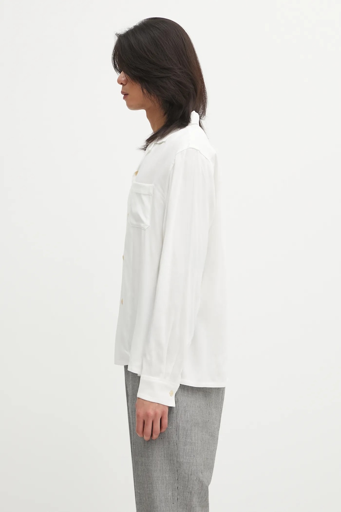 Visvim ing KEESEY SHIRT L.S 125205011006 fehér AW25