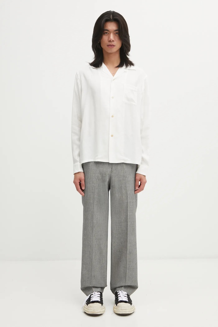 Visvim ing KEESEY SHIRT L.S 125205011006 fehér