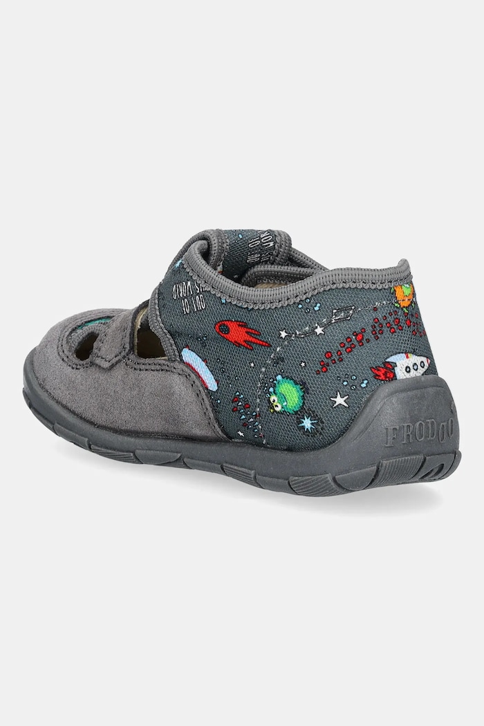 Chłopiec Froddo kapcie dziecięce CLASSIC SLIPPERS G1700412.B.20.24 szary