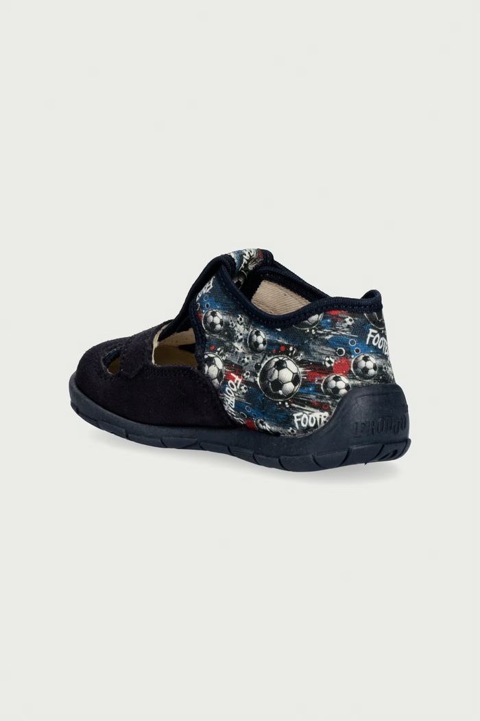Chłopiec Froddo Kapcie dziecięce CLASSIC SLIPPERS G1700412.B.20.24 granatowy