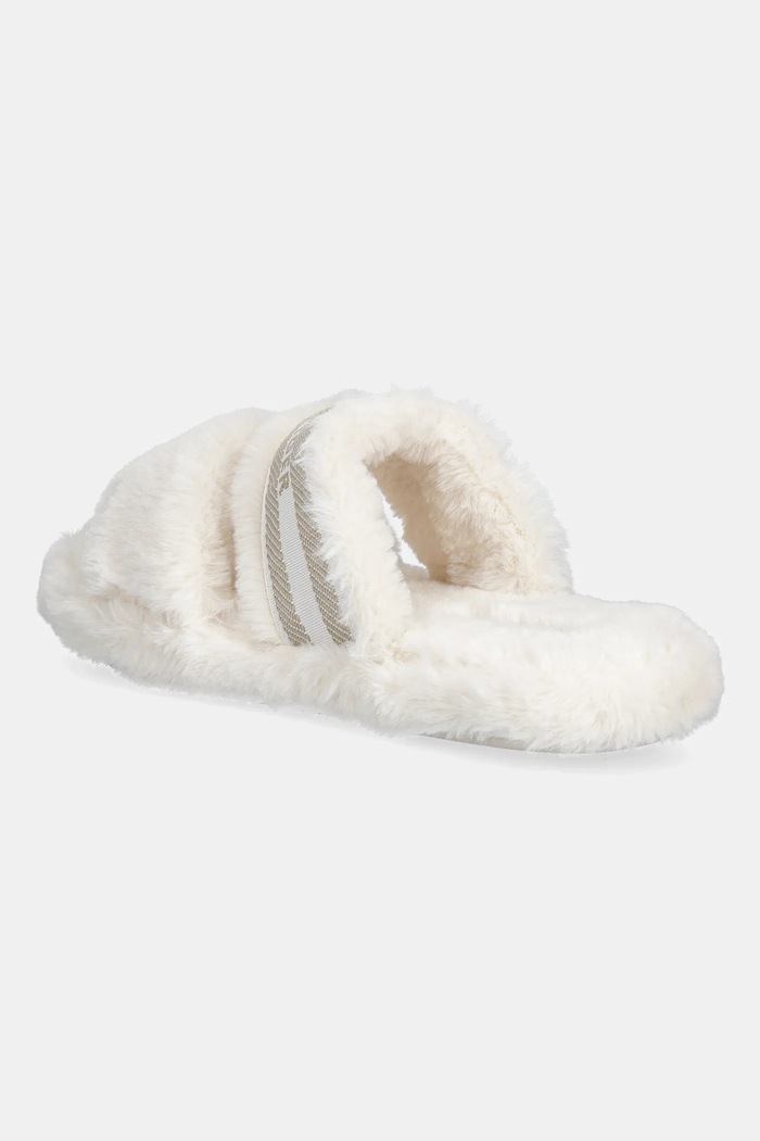 Obuv Tommy Hilfiger Papuče Tommy Hilfiger HILFIGER FUR SLIPPER FW0FW08854 béžová