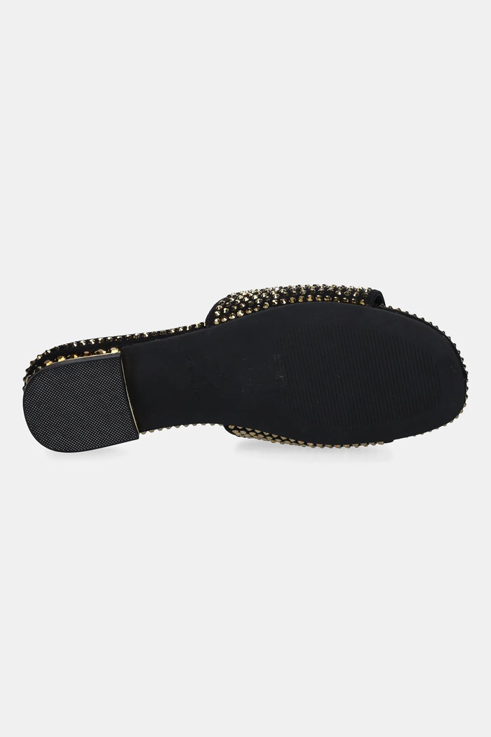Kurt Geiger London ciabatte slide Chelsea Flat Sandal 3416209609.BLKOTHER oro