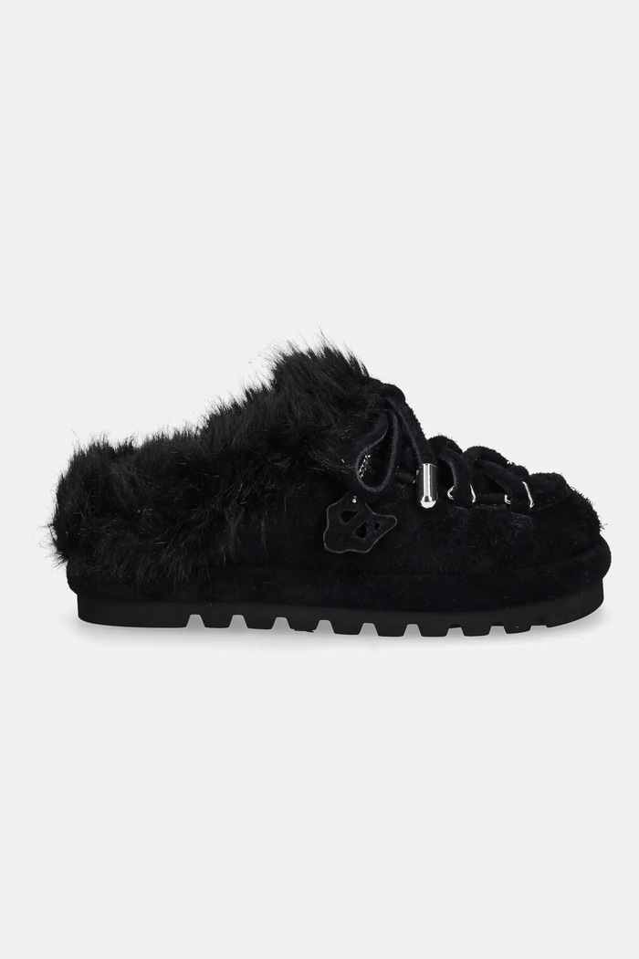 Παντόφλες σουέτ Naked Wolfe Harlow Harlow.Black μαύρο AW25