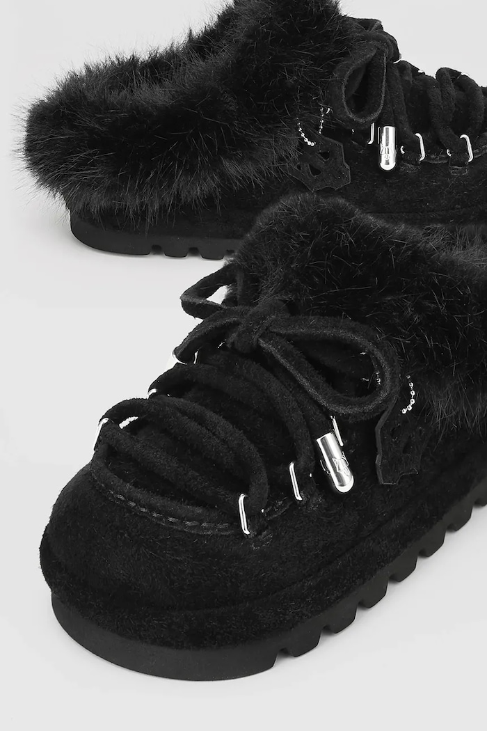 Παντόφλες σουέτ Naked Wolfe Harlow μαύρο Harlow.Black