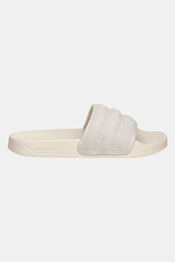 Semišové pantofle adidas Adilette Noshower JP5191 béžová AW25