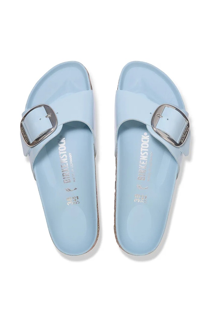 Birkenstock papucs Madrid Big Buckle kék 1030364