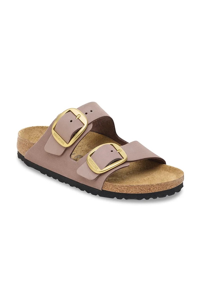 Чехли от набук Birkenstock Arizona Big Buckle 1030528.FadedPurple виолетов AW25