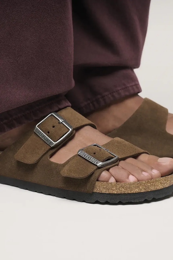 Natikače od brušene kože Birkenstock Arizona 1030865