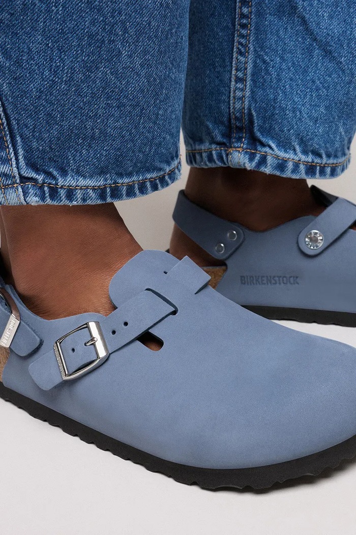 Birkenstock klapki nubukowe Tokio HEX 1030478