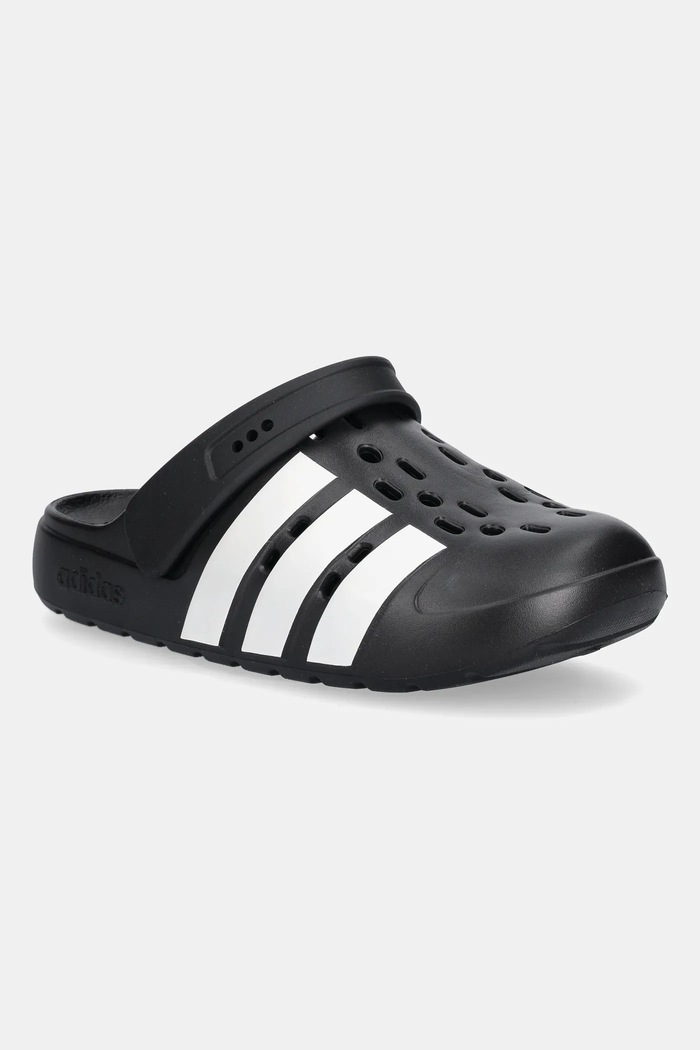Šľapky adidas Adilette Clog 2.0 plochý čierna JQ8058
