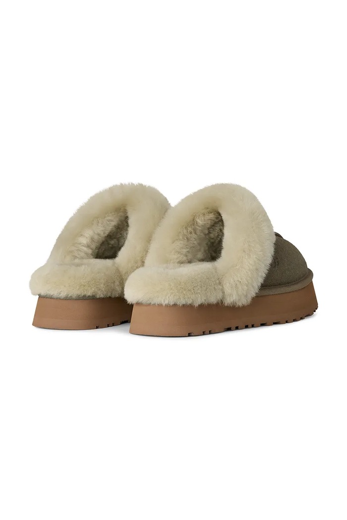 Обувки Велурени чехли UGG Disquette 1122550.MRNM зелен