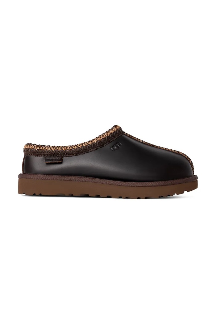 Кожаные тапочки UGG Tasman Lthr Regen коричневый 1170292.IWD
