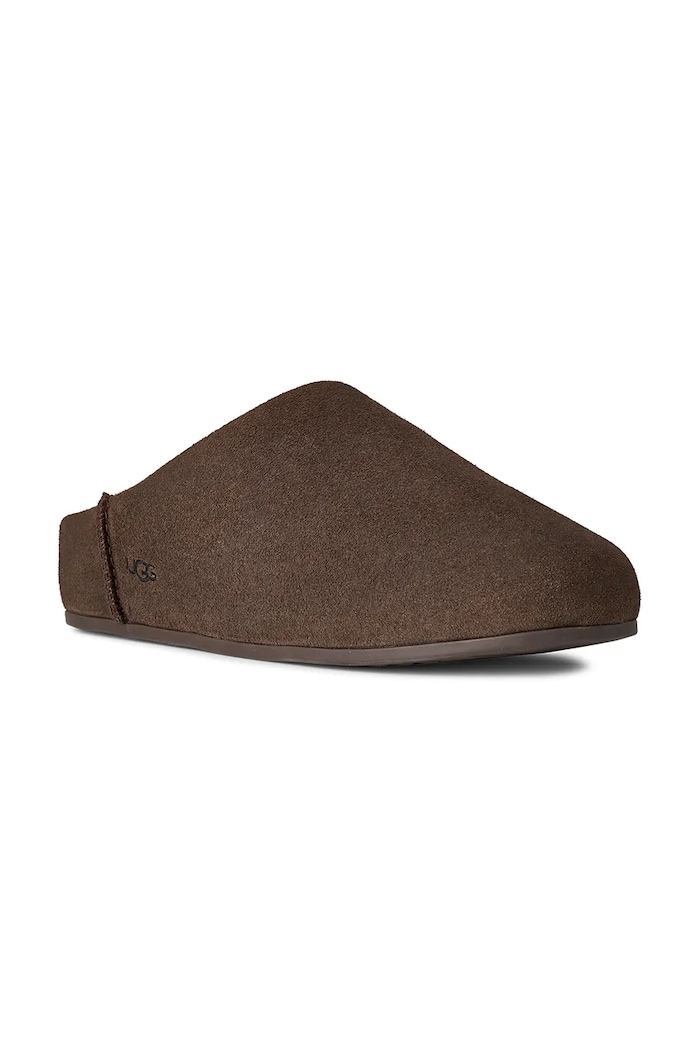 UGG papuci din piele întoarsă Elea Slip-On 1171390.DDC maro AW25