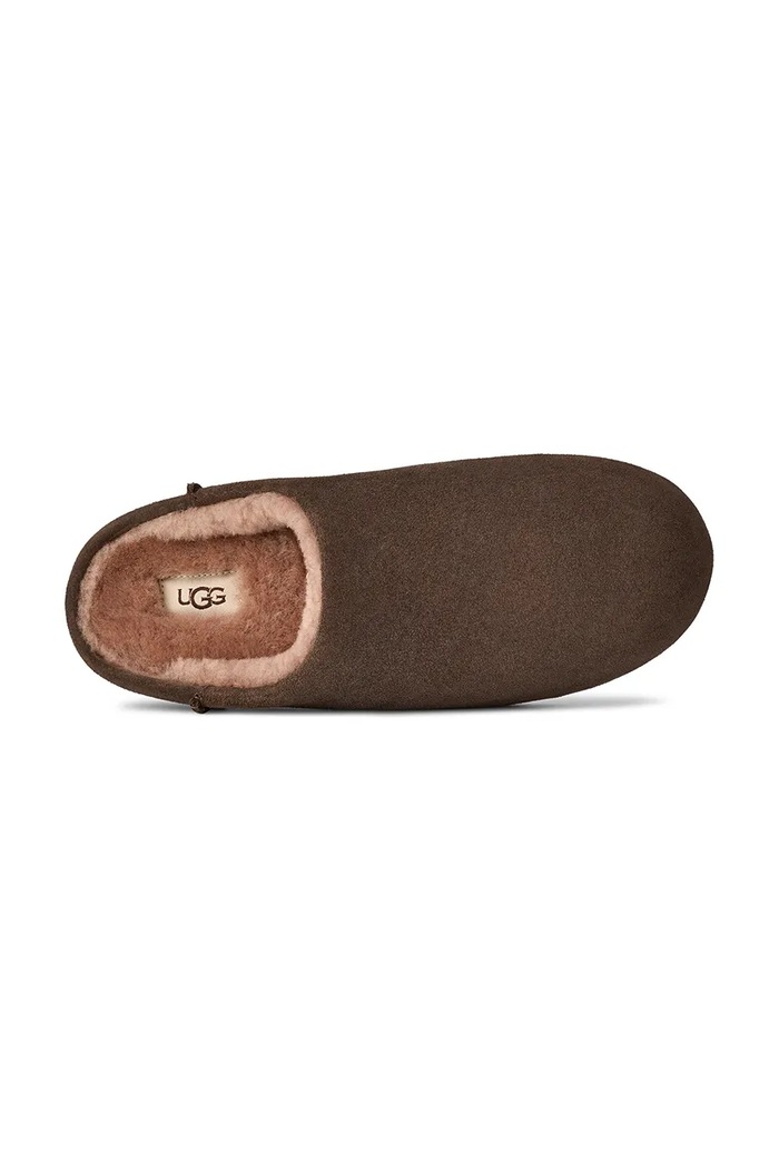 UGG papuci din piele întoarsă Elea Slip-On 1171390.DDC maro