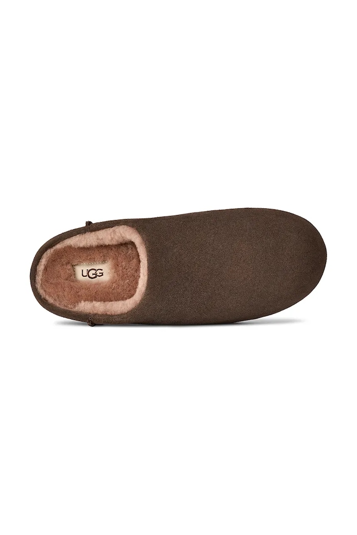 UGG papuci din piele întoarsă Elea Slip-On 1171390.DDC maro