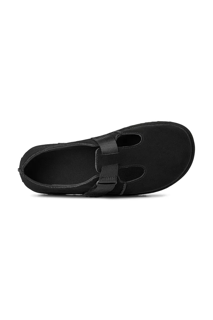 Semišové poltopánky UGG Goldenstar Mary Jane 1171506.BLK čierna