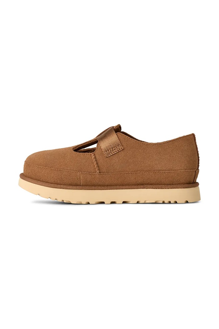 Semišové poltopánky UGG Goldenstar Mary Jane hnedá 1171506.CHE