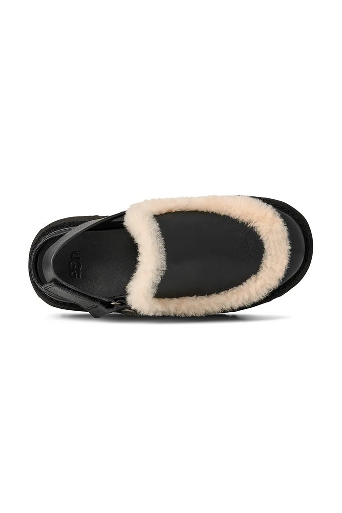 UGG papucs Esmee Leather Clog 1171507.BLK fekete