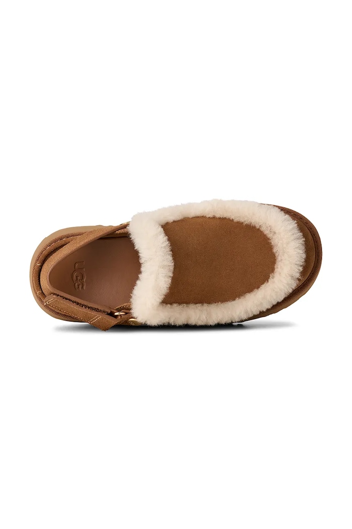 Semišové šľapky UGG Esmee Clog 1173331.CHE hnedá