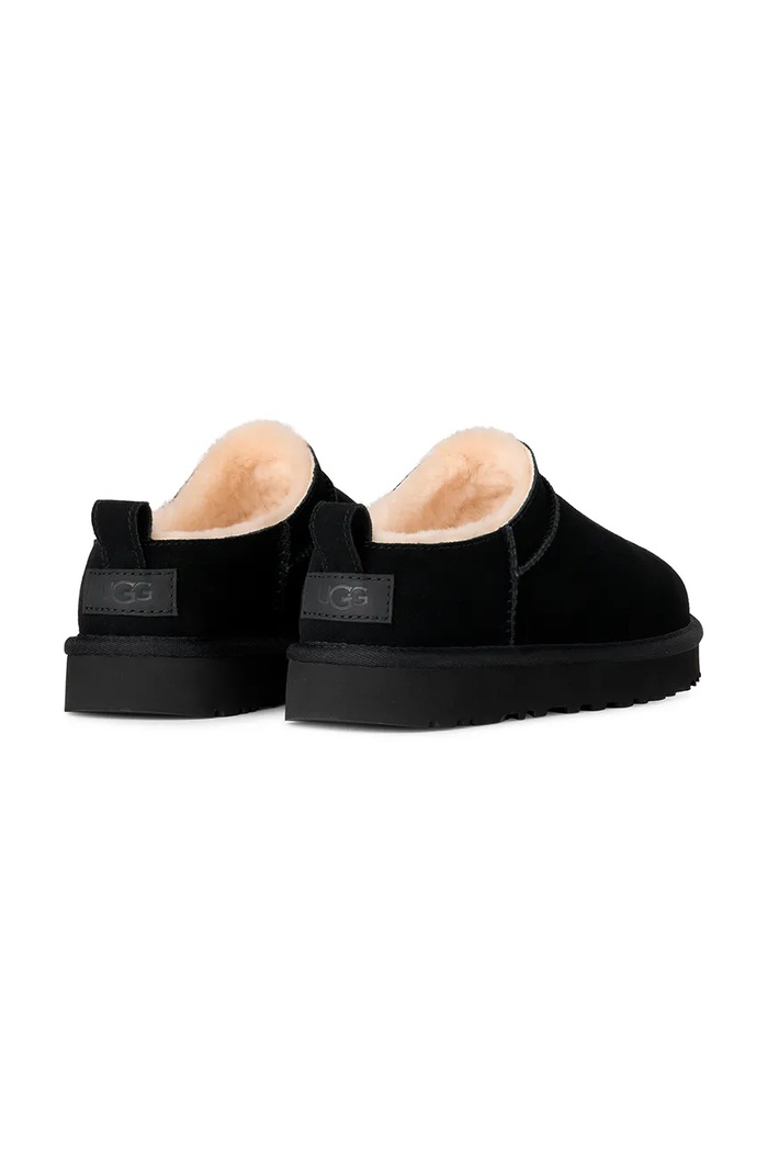 Scarpe UGG pantofole in camoscio Classic Micro 1173891.BLK nero
