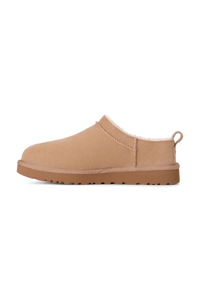 UGG pantofole in camoscio Classic Micro beige 1173891.SAN