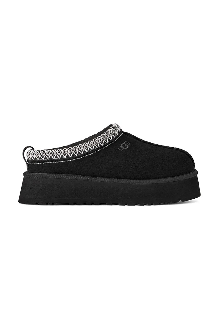 Велурени чехли UGG Tazz II черен 1174471.BLK