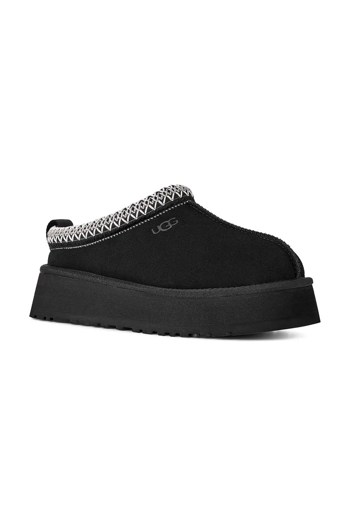 Велурени чехли UGG Tazz II 1174471.BLK черен AW25