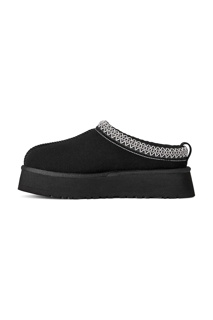 Велурени чехли UGG Tazz II черен 1174471.BLK