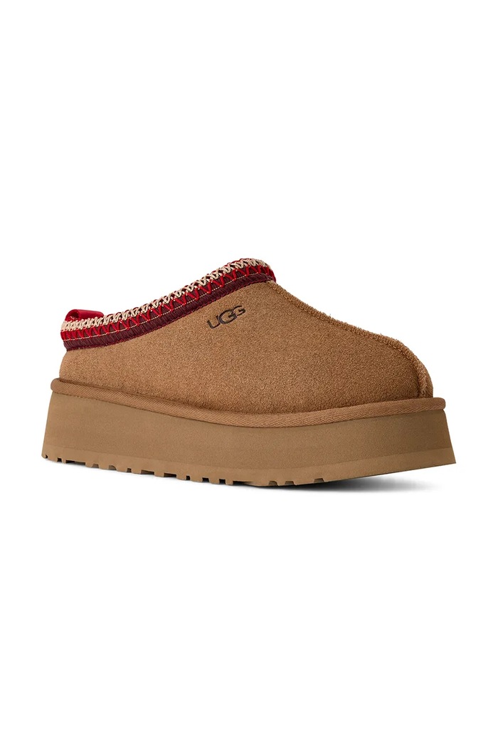 UGG kapcie zamszowe Tazz II 1174471.CHE brązowy AW25