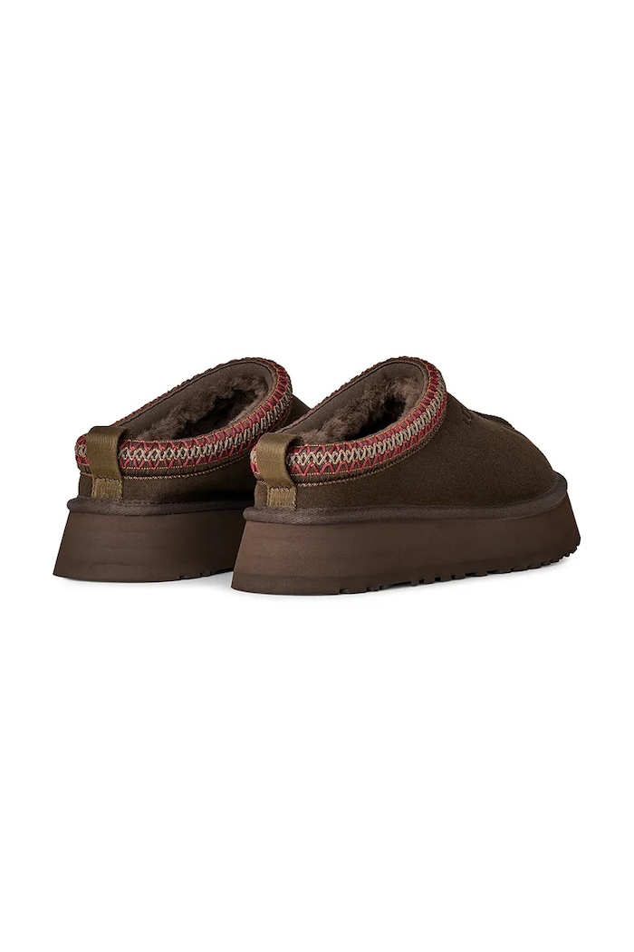 Încălțăminte UGG papuci din piele întoarsă Tazz II 1174471.DDC maro