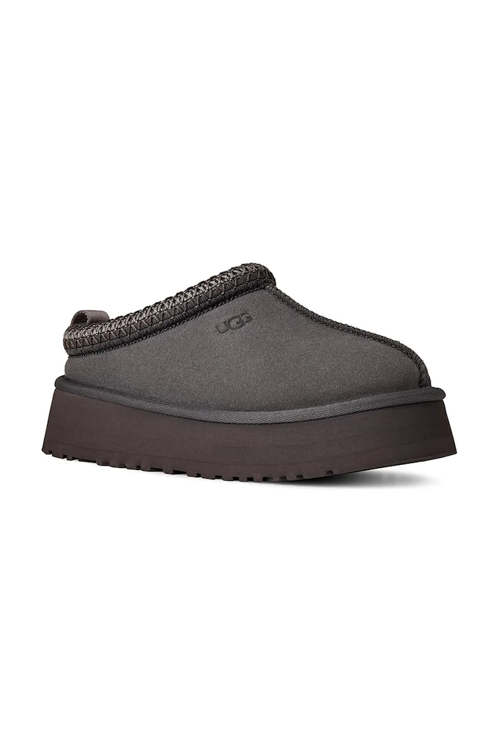 UGG papuci din piele întoarsă Tazz II 1174471.OBS gri AW25