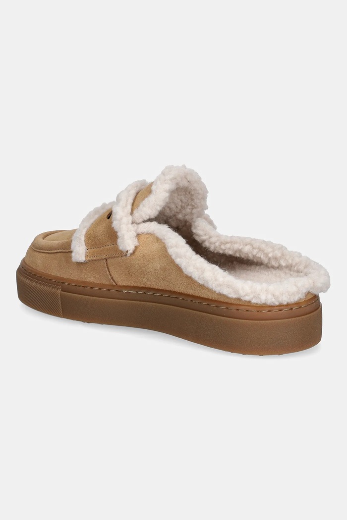 Παπούτσια Παντόφλες σουέτ Inuikii Mule Wool 1004.017.0011.251 μπεζ