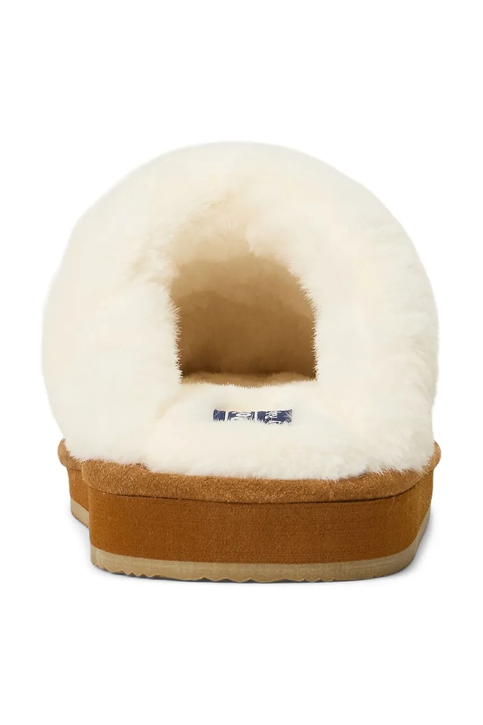 Obuv Semišové papuče Polo Ralph Lauren Kayleigh Scf 842P03593001.200 hnedá