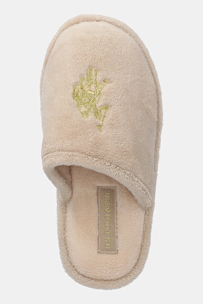 U.S. Polo Assn. kapcie GRETTY001A beżowy GRETTY001W.ET1