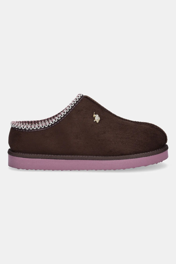 Pantofle U.S. Polo Assn. VERENY001 VERENY001W.EH1 hnědá AW25