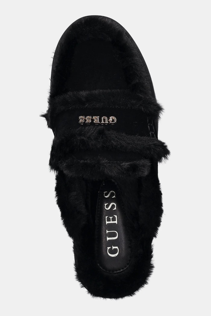 Παντόφλες Guess YANETA μαύρο FLFYAT.SUE06.BLACK