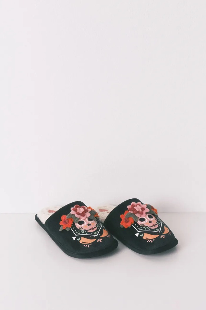 Papuče women'secret HALLOWEEN zelená 4992539