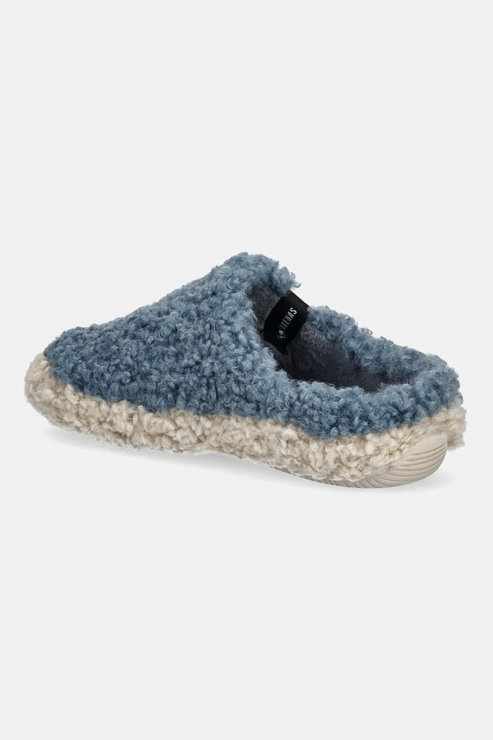 Încălțăminte Verbenas Papuci de casa YUMA CURLY 5804100660.JEANS albastru