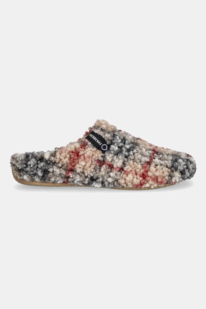 Kućne papuče Verbenas YORK PLAID BORREGO 5860500040.BEIGE bež AW25