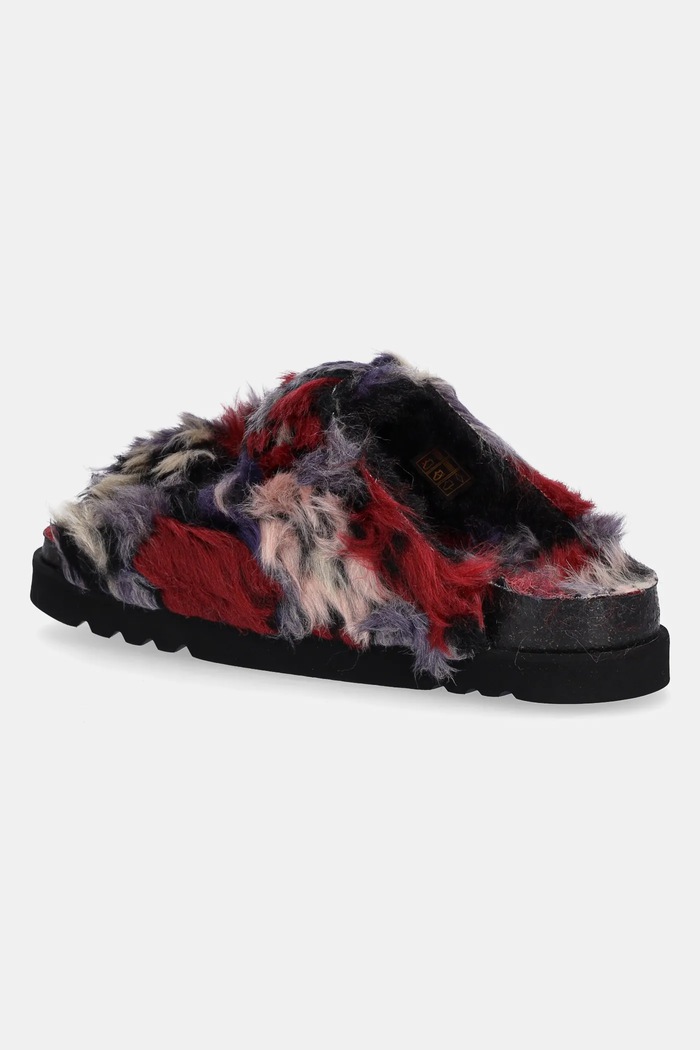 Boty Pantofle Scholl BELLE F324611489 burgundské