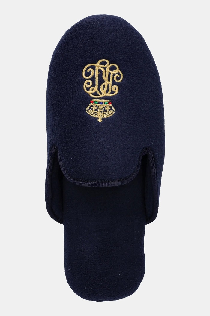 Papuče Lauren Ralph Lauren tmavomodrá ILN02474F