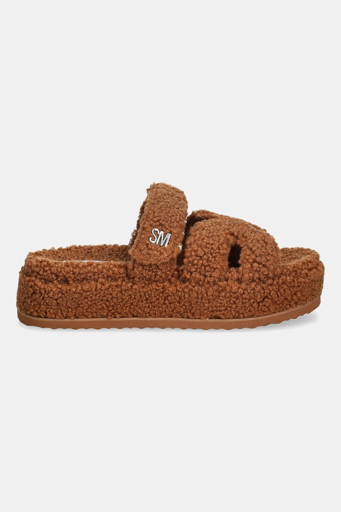 Papuče Steve Madden Bigmissile-F 11004961.280 hnedá AW25