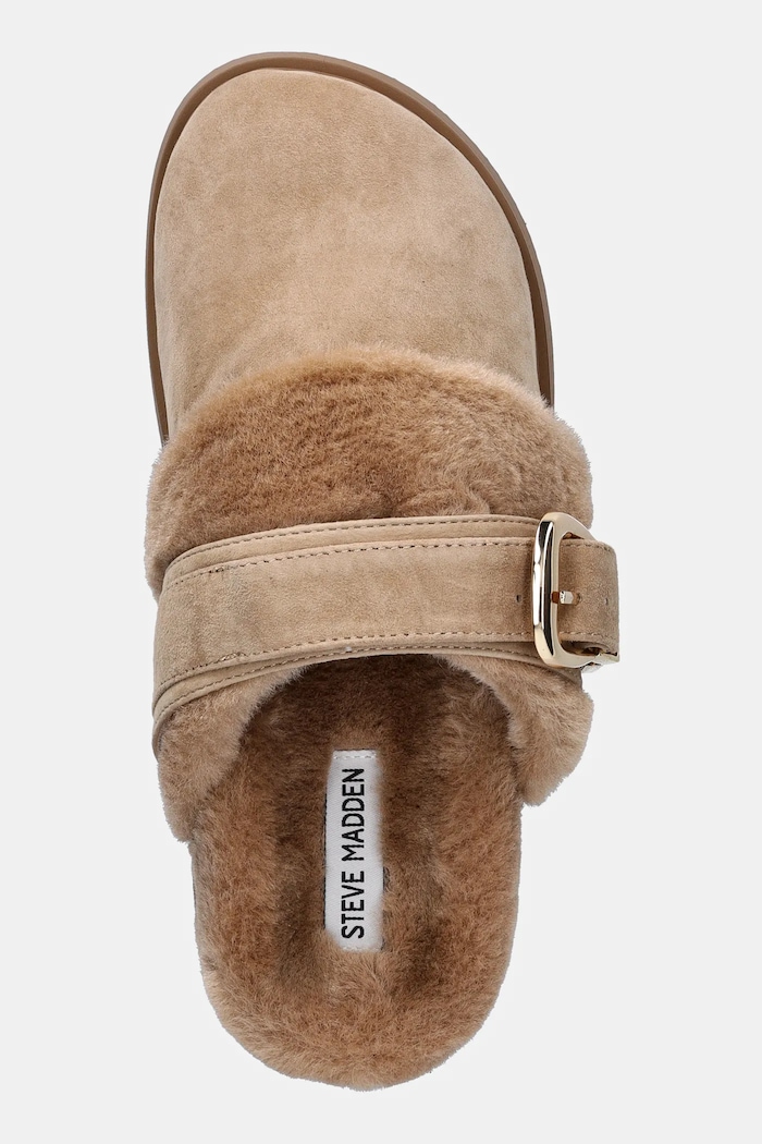 Pantofle Steve Madden Cozy Up béžová 11004964.215