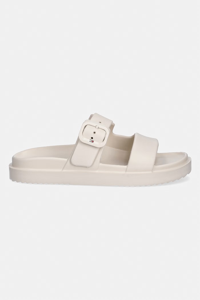 Tommy Hilfiger šľapky dámske TH LIGHT DOUBLE STRAP SANDAL FW0FW08953 béžová SS26