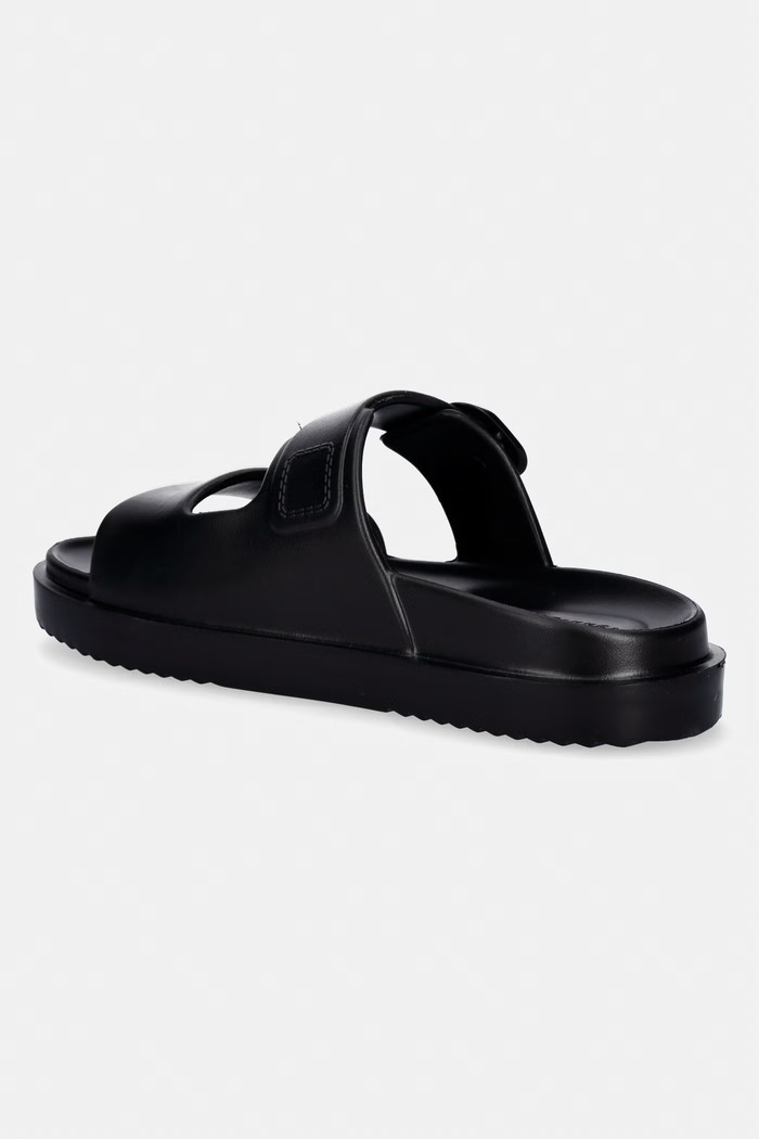 Încălțăminte Tommy Hilfiger papuci pentru femei TH LIGHT DOUBLE STRAP SANDAL FW0FW08953 negru